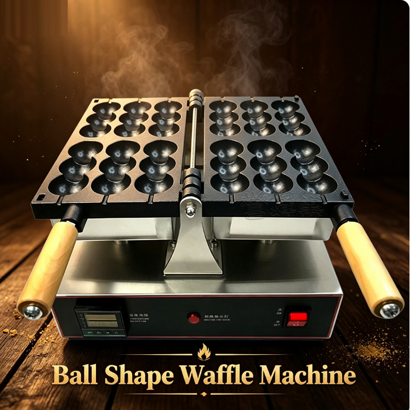 1600W Mini Waffle Maker Ball S - Mini Waffle Maker Machine ulasan dan harga