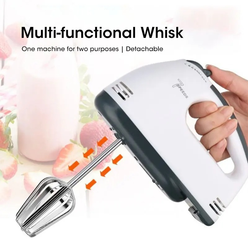 7-Speed Electric Hand Mixer Au - Immersion Hand Blender Set ulasan dan harga