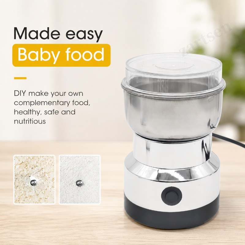Kitchen Multifunctional 4 Blad - Coffee Bean Grinder Electric ulasan dan harga
